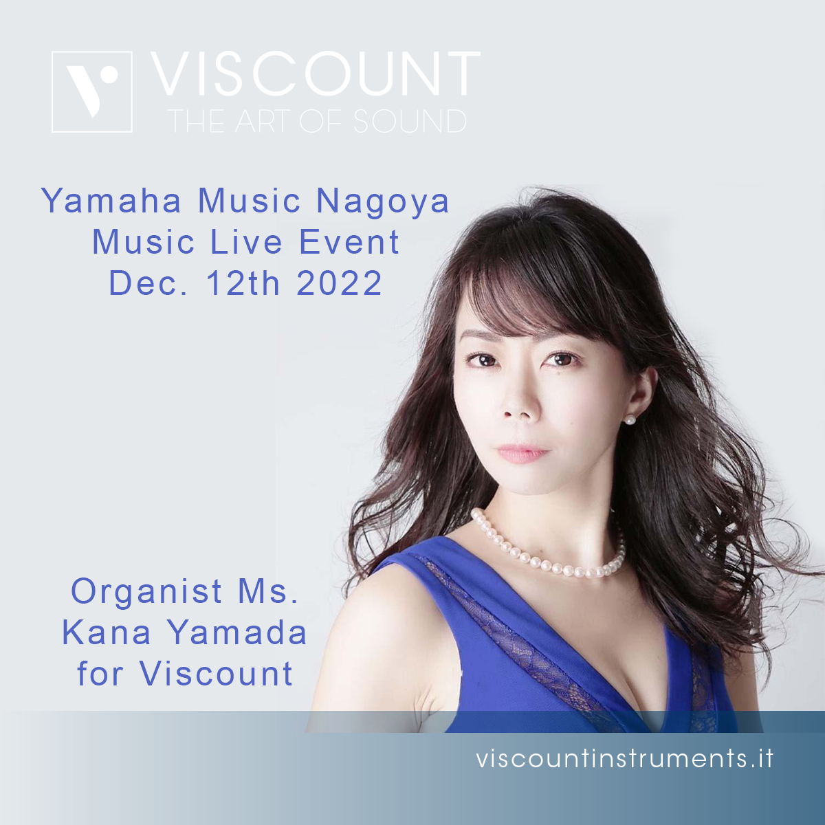 Yamaha Music Nagoya music live event with Viscount organs